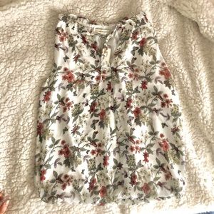 {Max Studio} sleeveless floral blouse